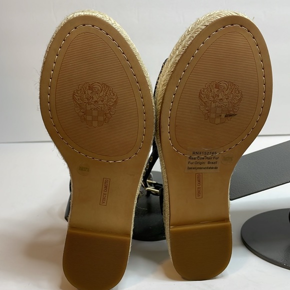 NWOT Vince Camuto Leather Ankle Strap Sandals - Sz 7 - Picture 8 of 8